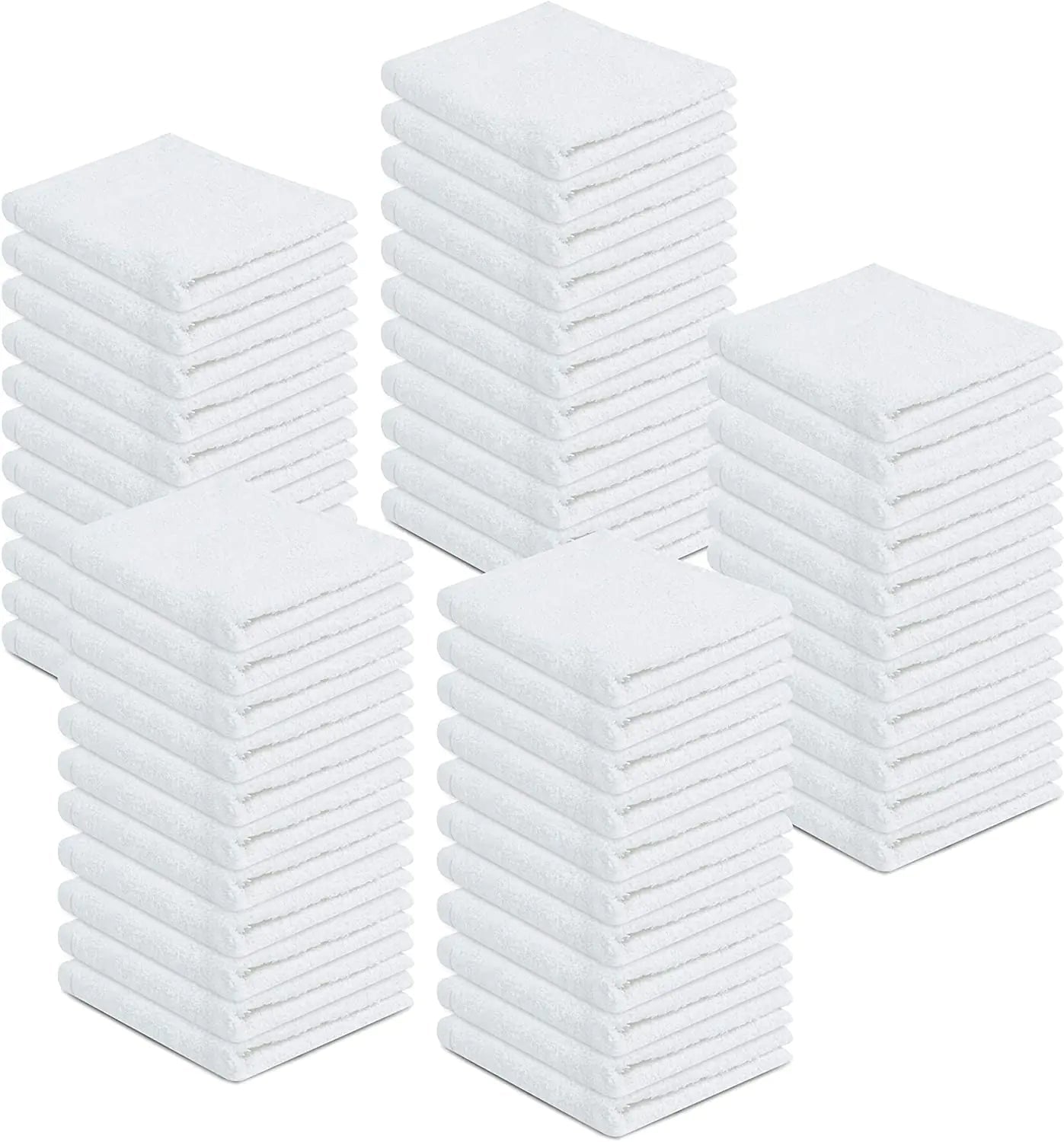 100% Cotton Terry Towels Cleaning Cloths Pack of 250(12x12 Inches) White Cotton Terry Cloth Bar Rags White Bar Towels Multipurpose High Absorbent Terry Towels for Cleaning Auto Detailing or Painters My store