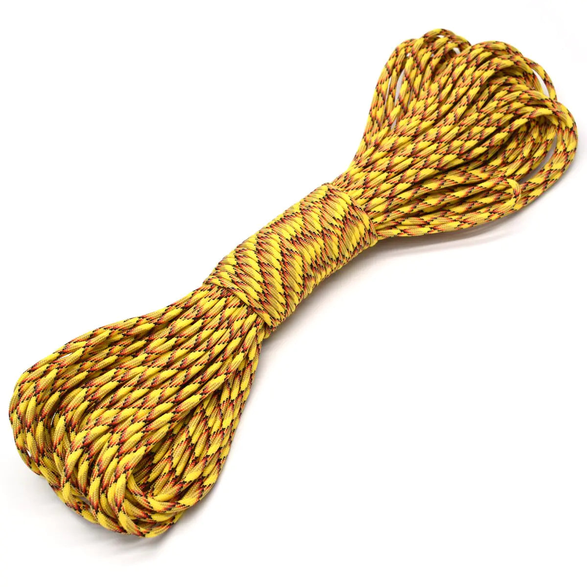 100ft Type III 7 Strand Core Paracord 550 Parachute (57# Yellow Camo) - My store
