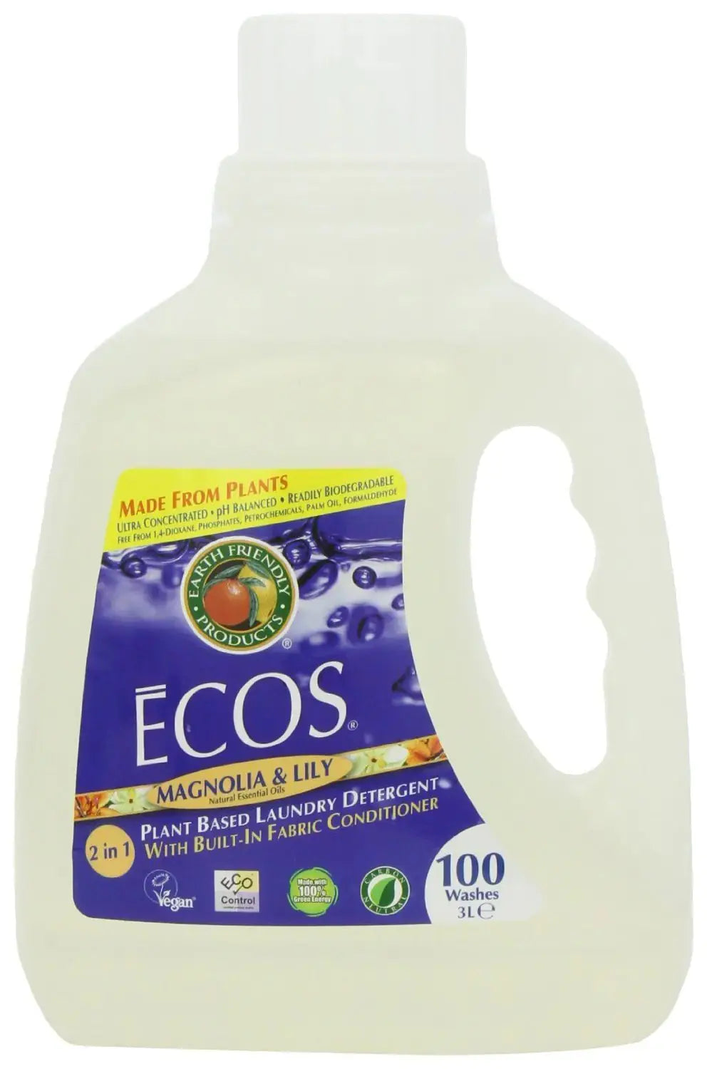 100 Oz Ecos Magnolia and Lilies Ultra Laundry Liquid My Store