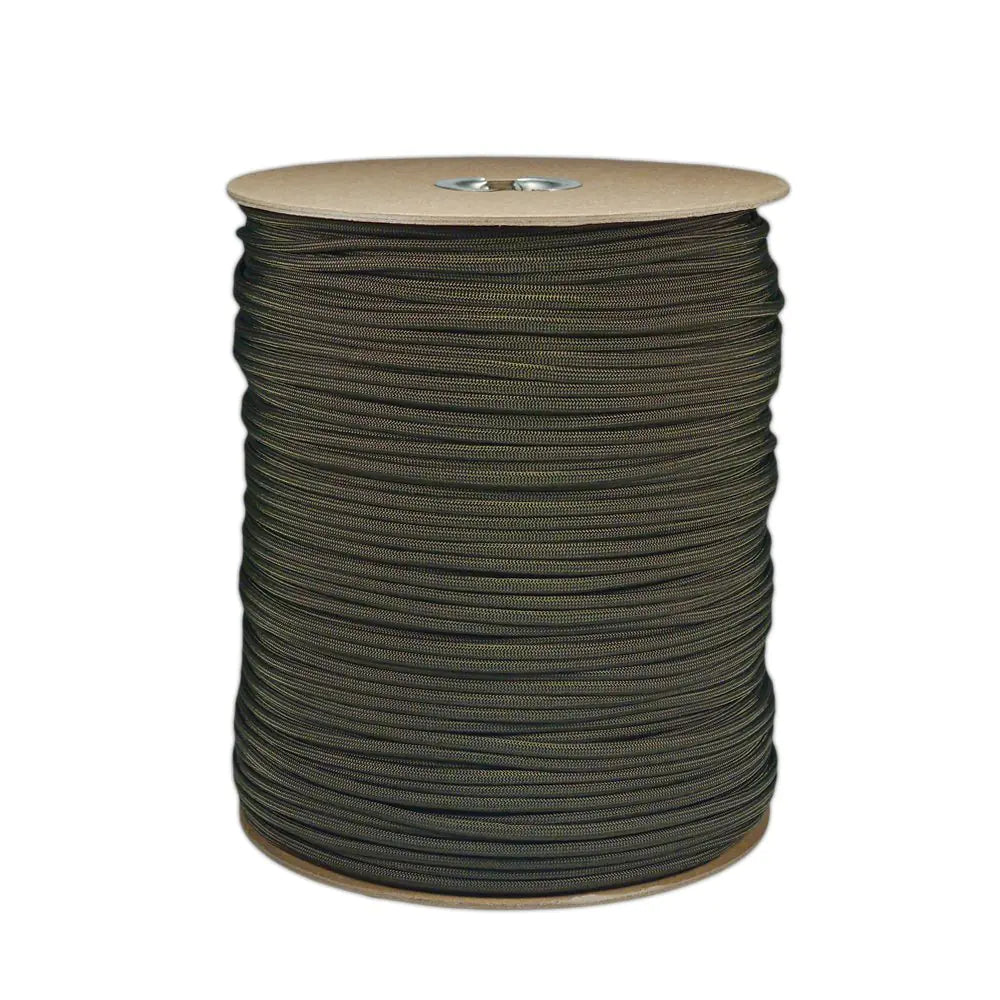 1000 Foot OD Olive Drab Green Parachute Cord Paracord Type III Military Specification 550 - My store
